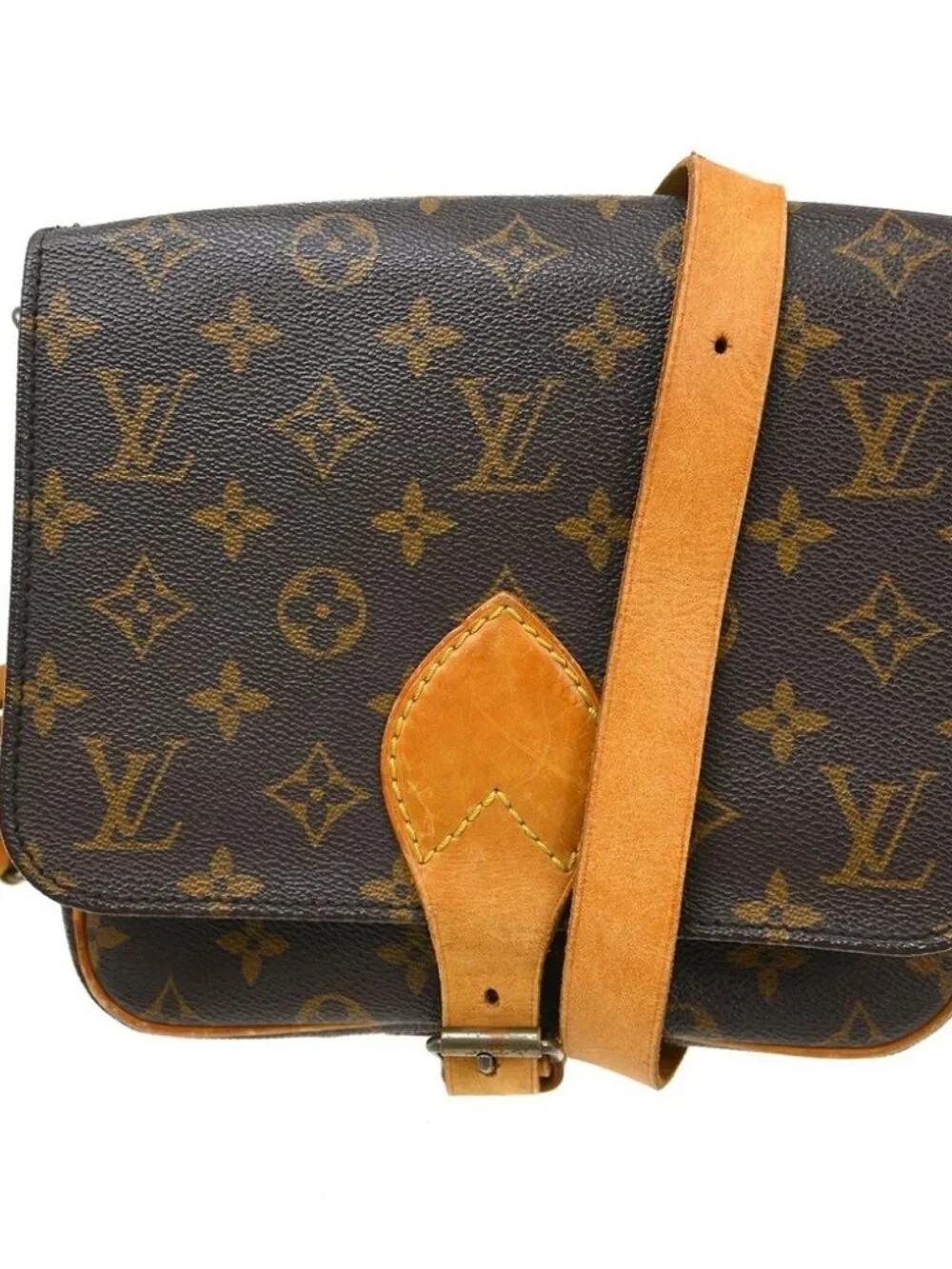 LOUIS VUITTON CARTOUCHIERE MM SHOULDER BAG